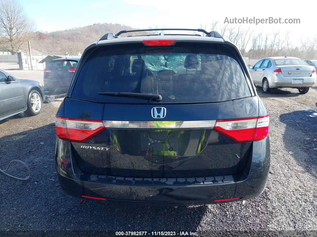 2013 Honda Odyssey Ex-l Black vin: 5FNRL5H62DB069445