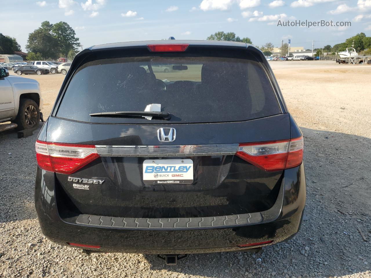 2013 Honda Odyssey Exl Black vin: 5FNRL5H62DB073446