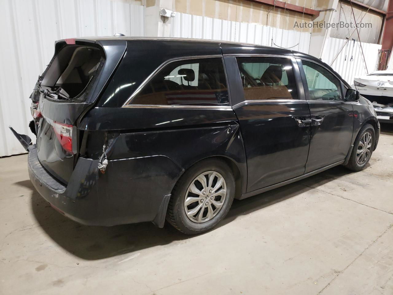 2013 Honda Odyssey Exl Black vin: 5FNRL5H62DB084219