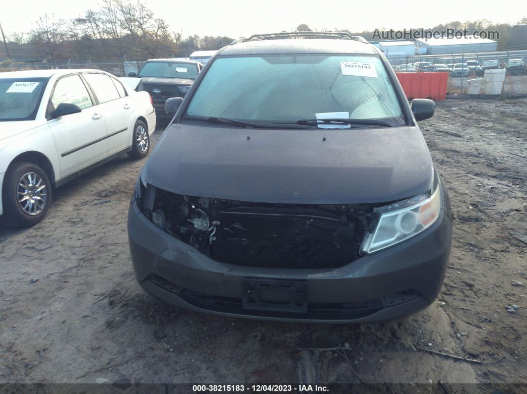 2013 Honda Odyssey Ex-l Gray vin: 5FNRL5H62DB087444