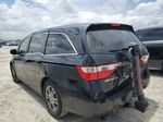 2013 Honda Odyssey Exl Black vin: 5FNRL5H63DB033585