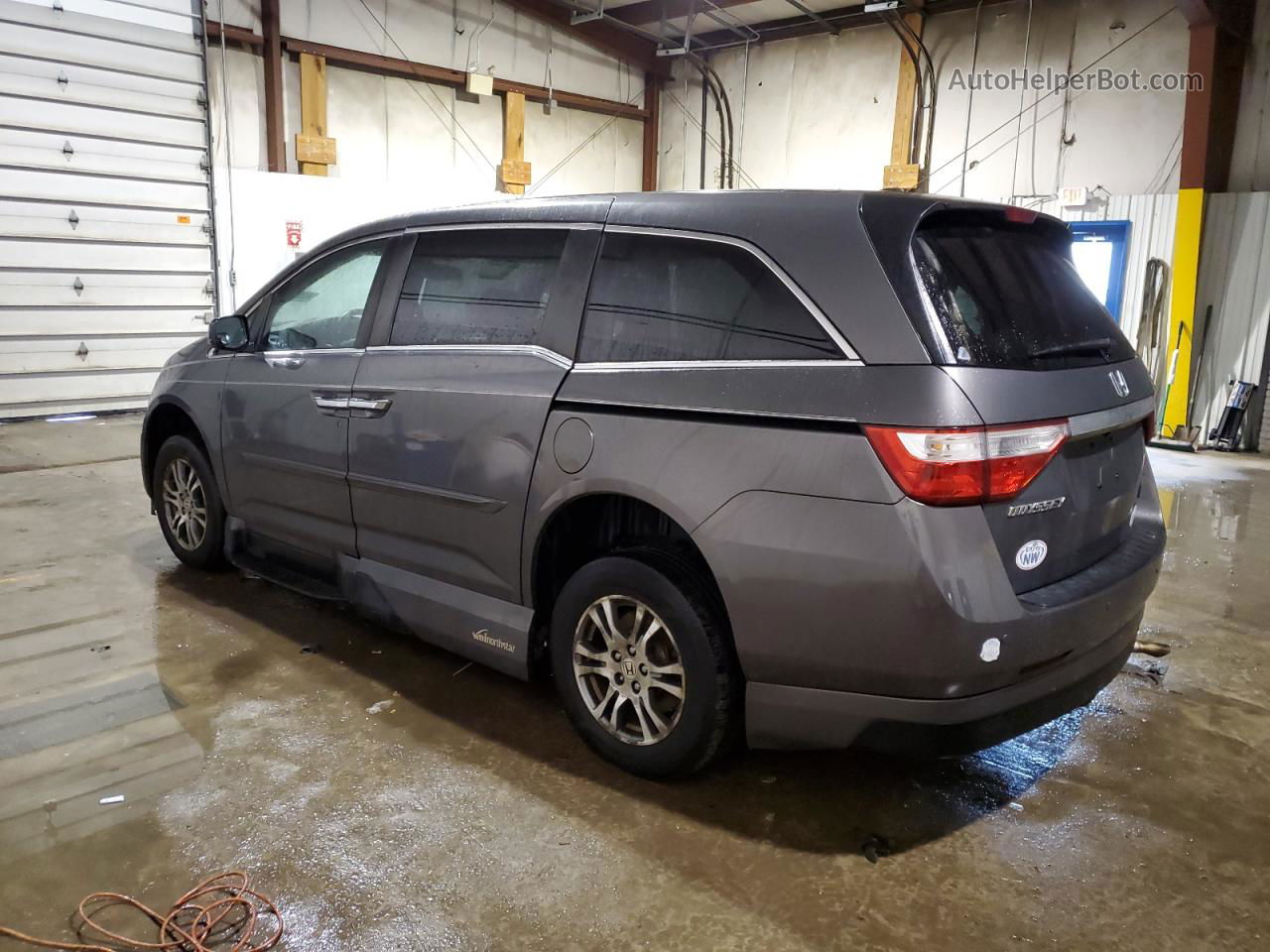 2013 Honda Odyssey Exl Gray vin: 5FNRL5H63DB055019