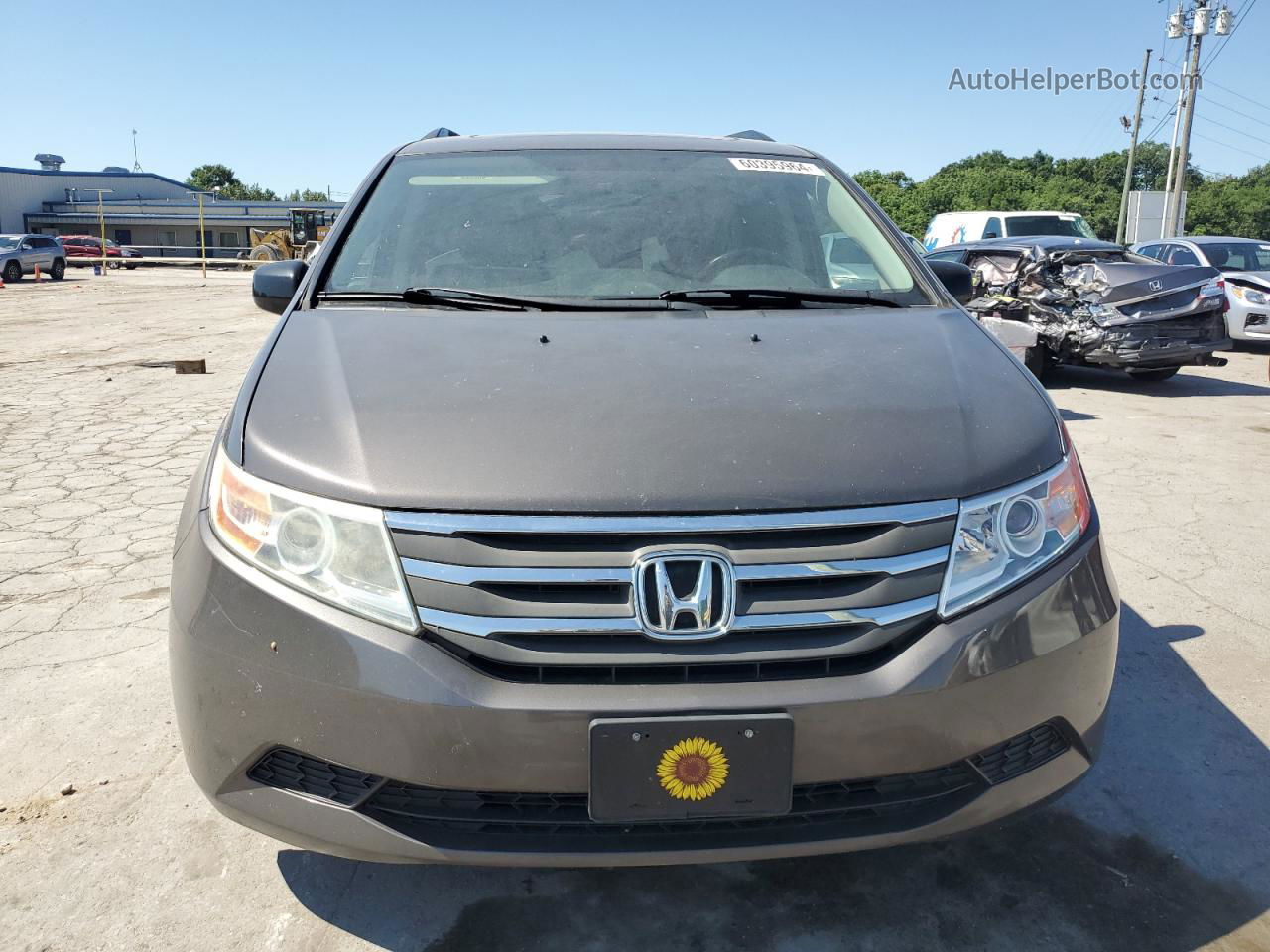 2013 Honda Odyssey Exl Gray vin: 5FNRL5H63DB057904