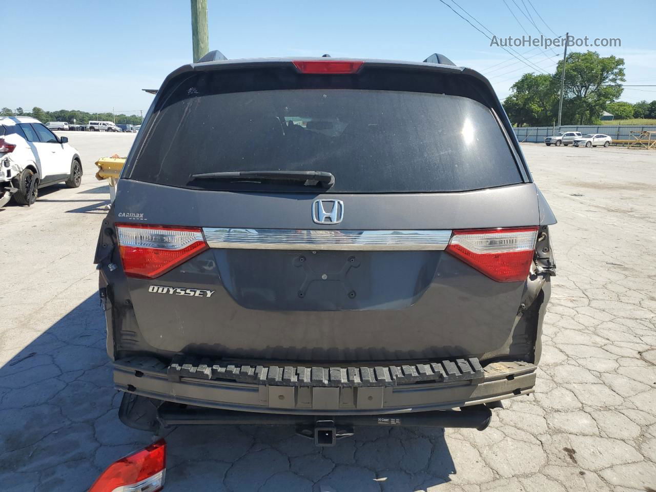 2013 Honda Odyssey Exl Gray vin: 5FNRL5H63DB057904