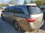 2013 Honda Odyssey Exl Brown vin: 5FNRL5H63DB074301