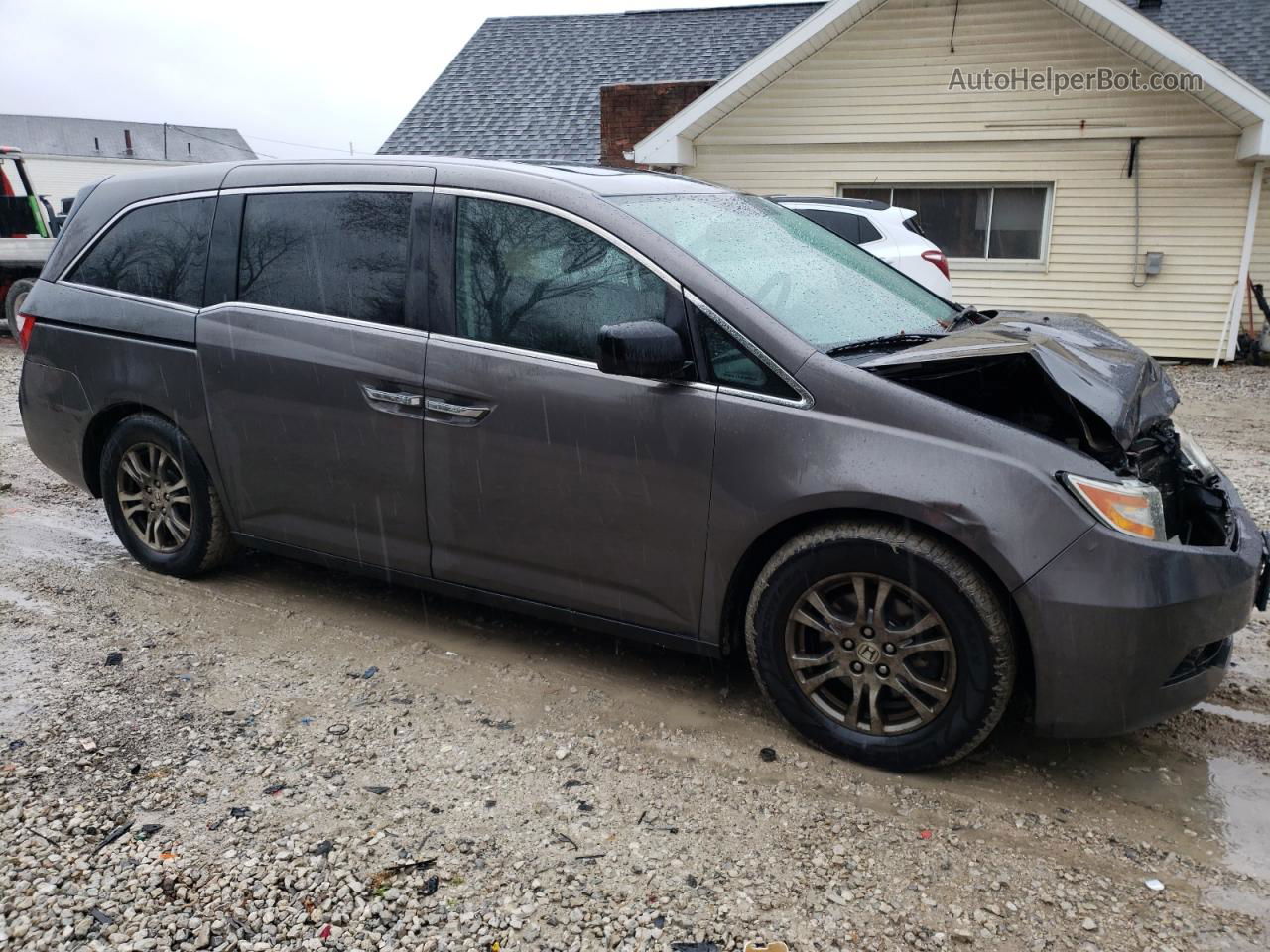 2013 Honda Odyssey Exl Серый vin: 5FNRL5H63DB088733