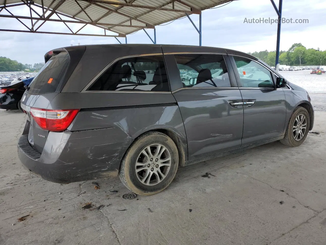 2013 Honda Odyssey Exl Charcoal vin: 5FNRL5H64DB014253