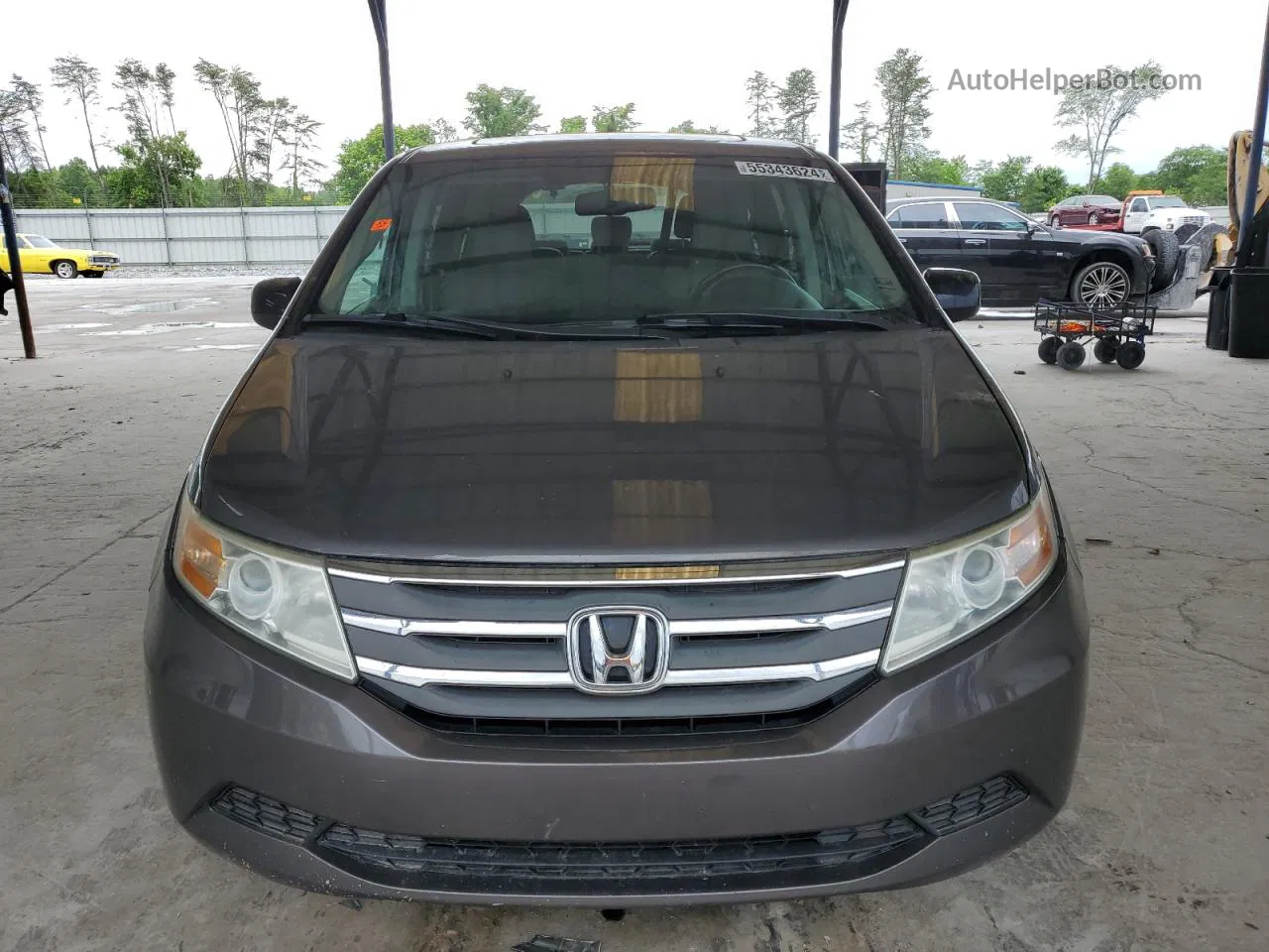 2013 Honda Odyssey Exl Charcoal vin: 5FNRL5H64DB014253