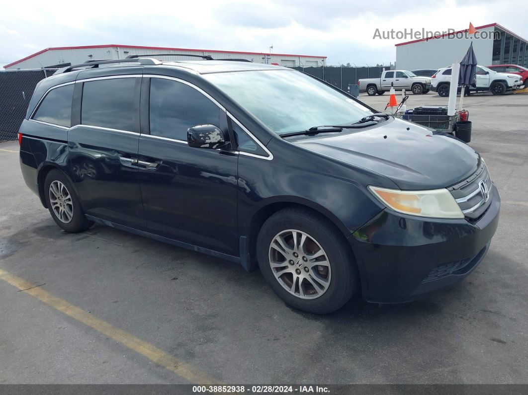 2013 Honda Odyssey Ex-l Black vin: 5FNRL5H64DB040299