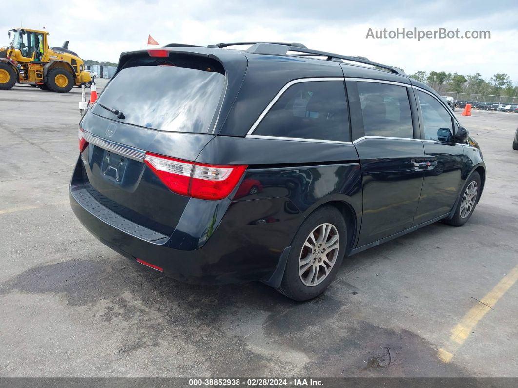 2013 Honda Odyssey Ex-l Black vin: 5FNRL5H64DB040299