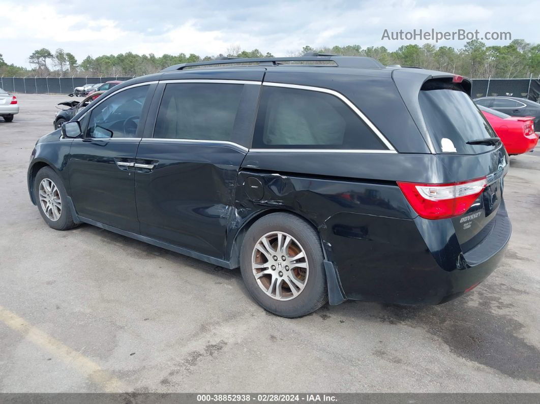 2013 Honda Odyssey Ex-l Black vin: 5FNRL5H64DB040299