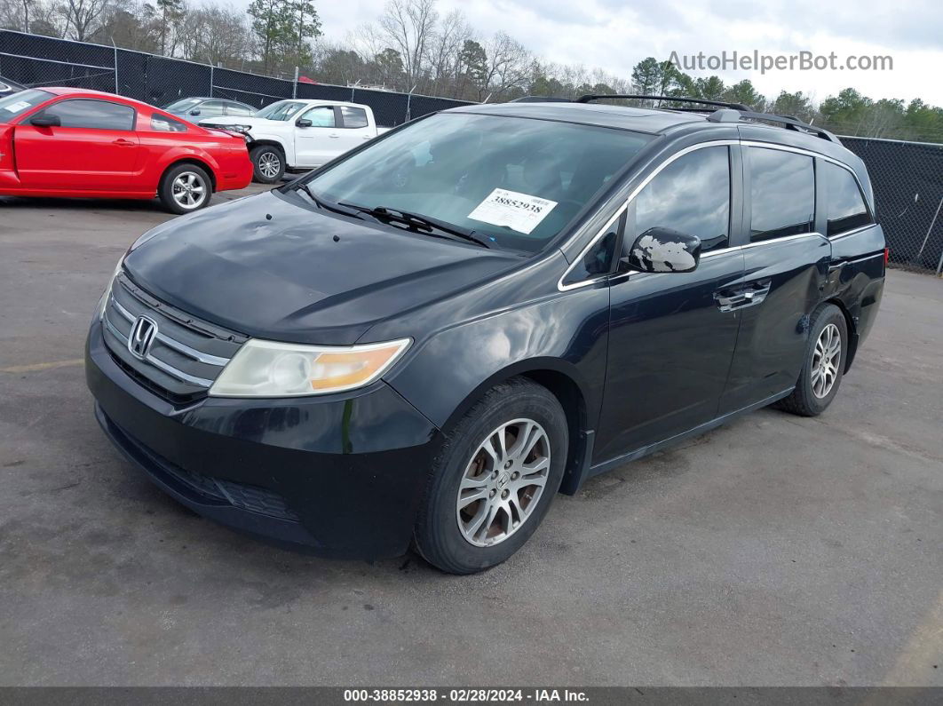 2013 Honda Odyssey Ex-l Black vin: 5FNRL5H64DB040299