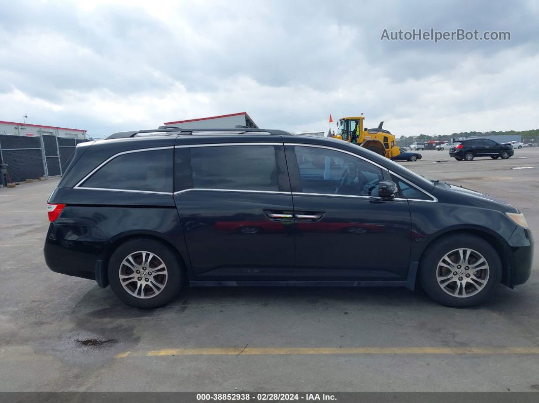 2013 Honda Odyssey Ex-l Black vin: 5FNRL5H64DB040299