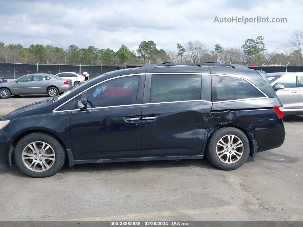 2013 Honda Odyssey Ex-l Black vin: 5FNRL5H64DB040299