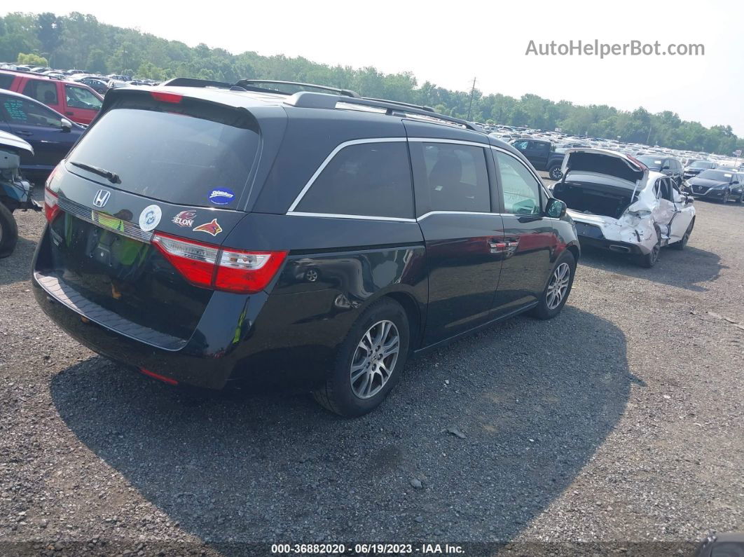 2013 Honda Odyssey Ex-l Black vin: 5FNRL5H64DB052694