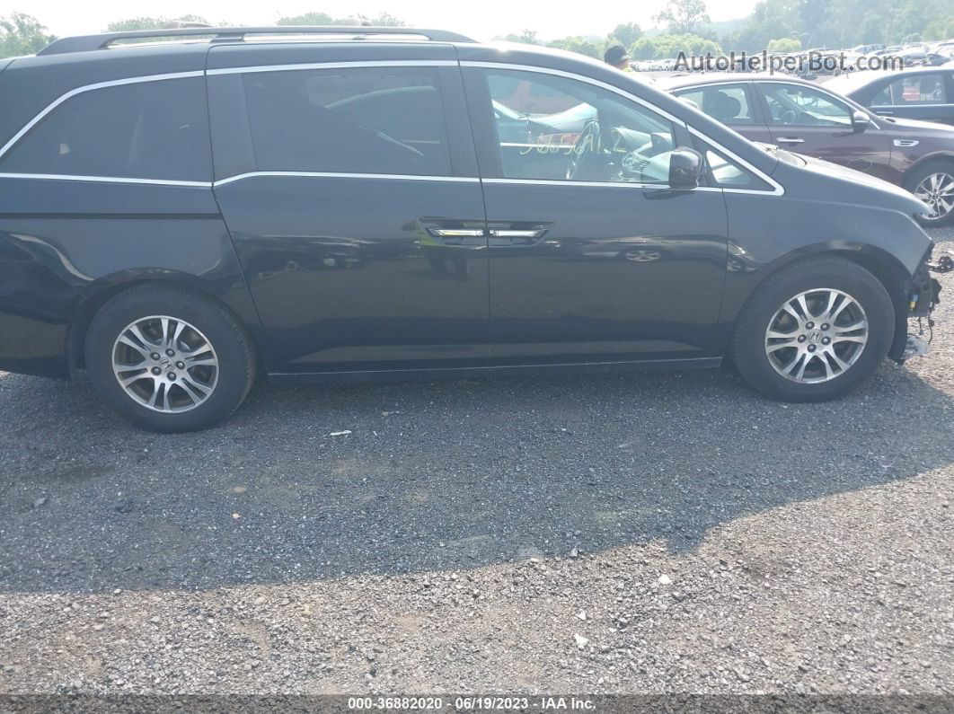 2013 Honda Odyssey Ex-l Black vin: 5FNRL5H64DB052694