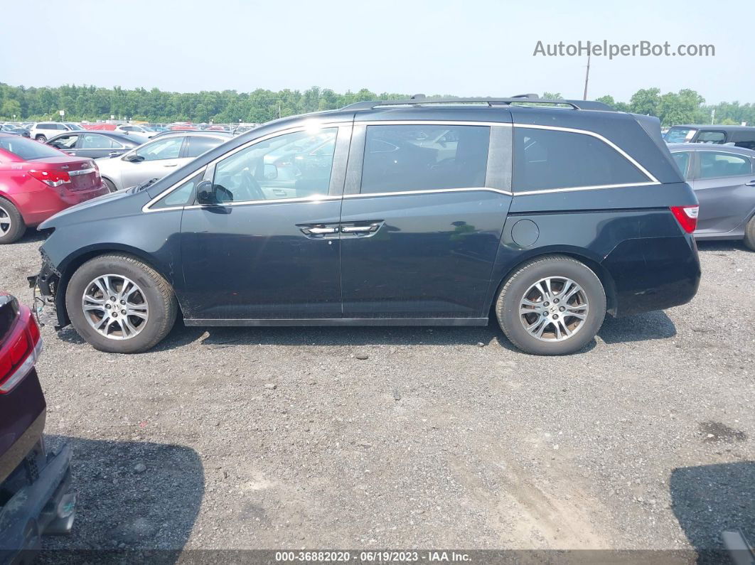 2013 Honda Odyssey Ex-l Black vin: 5FNRL5H64DB052694