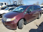 2013 Honda Odyssey Exl Burgundy vin: 5FNRL5H64DB057328