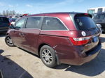 2013 Honda Odyssey Exl Burgundy vin: 5FNRL5H64DB057328