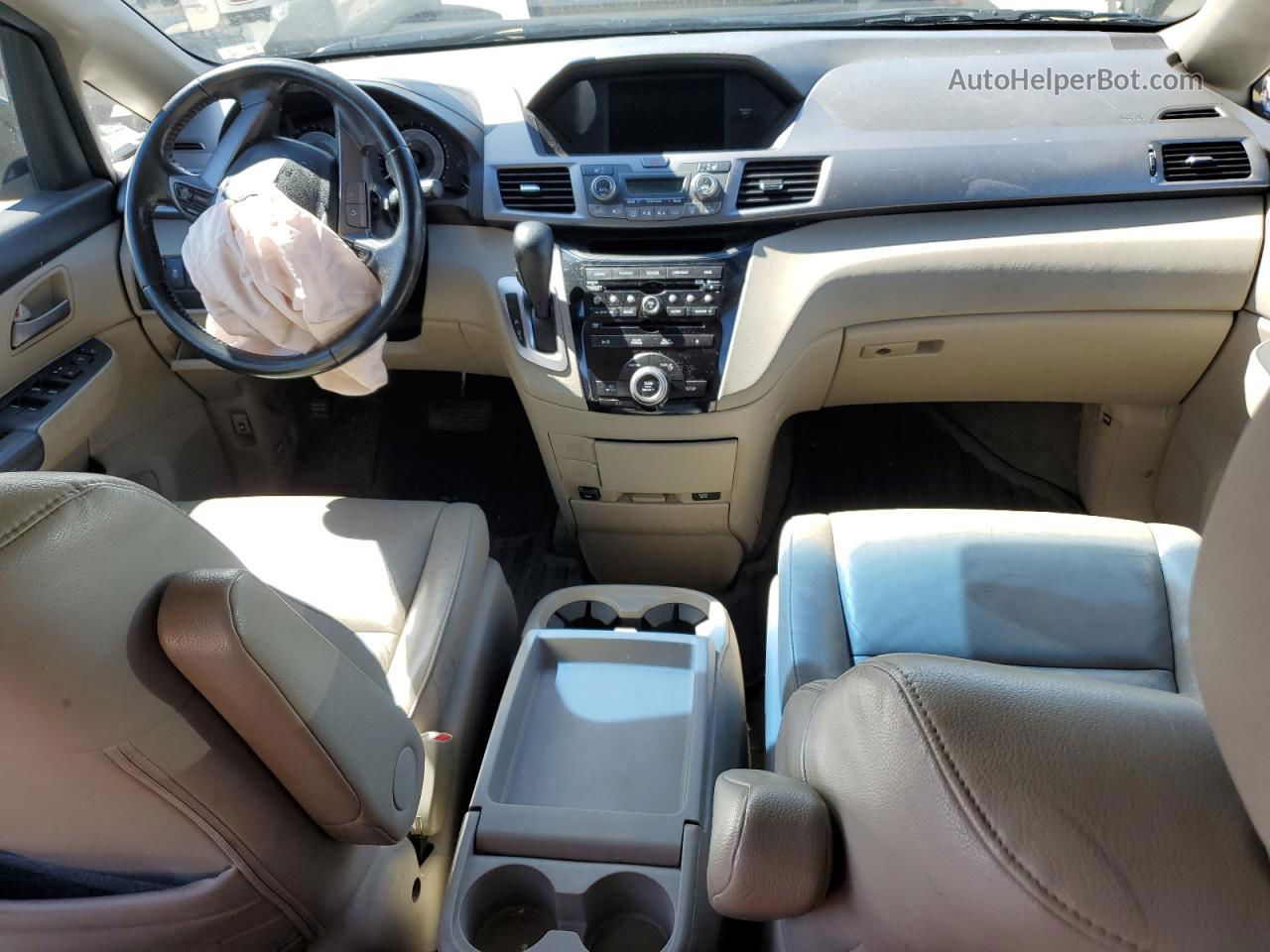 2013 Honda Odyssey Exl Бордовый vin: 5FNRL5H64DB057328