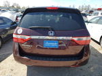 2013 Honda Odyssey Exl Burgundy vin: 5FNRL5H64DB057328