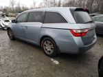 2013 Honda Odyssey Exl Синий vin: 5FNRL5H64DB069379