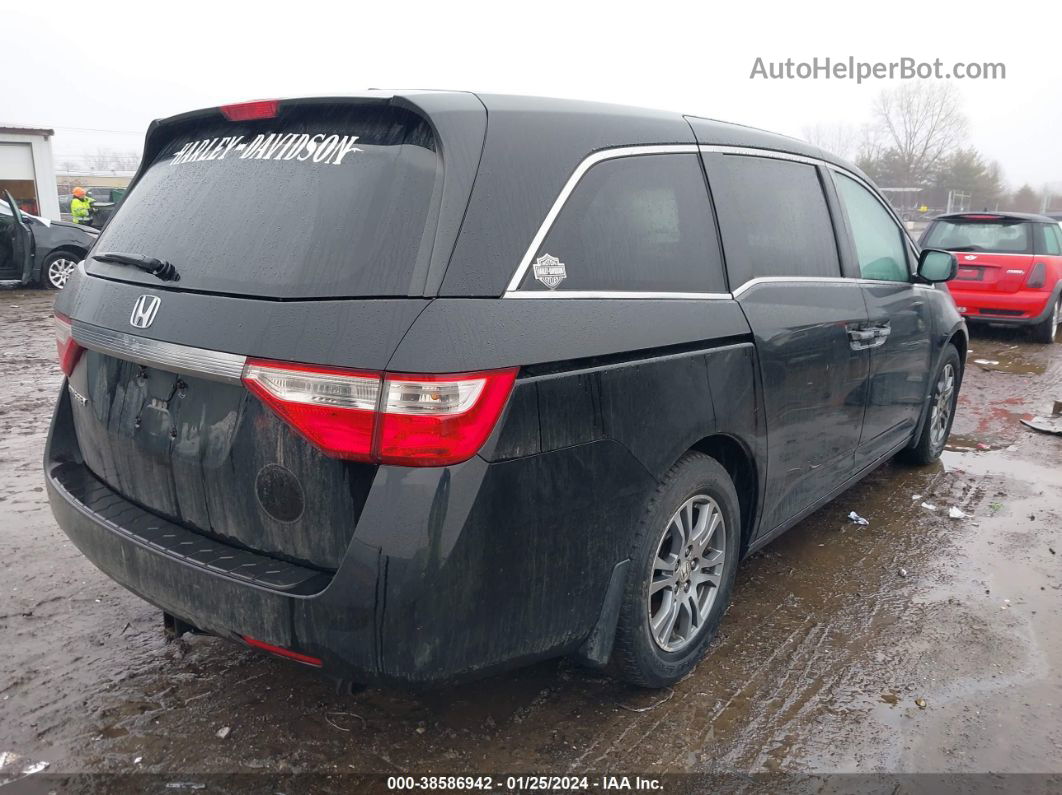 2013 Honda Odyssey Ex-l Black vin: 5FNRL5H64DB073481