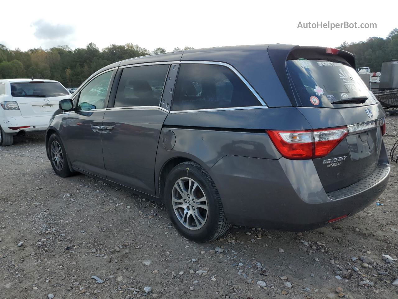 2013 Honda Odyssey Exl Gray vin: 5FNRL5H64DB085310