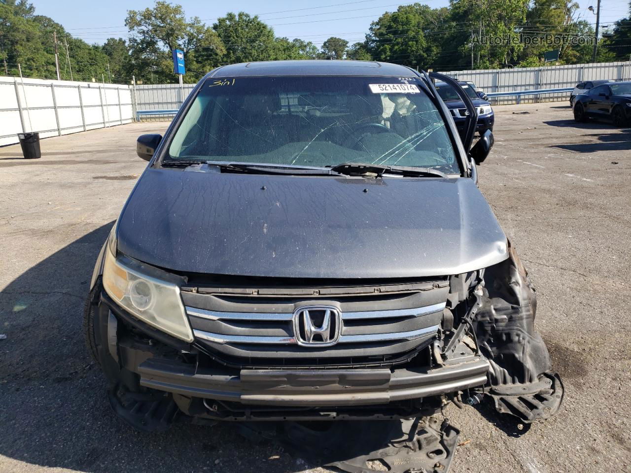 2013 Honda Odyssey Exl Gray vin: 5FNRL5H65DB012981