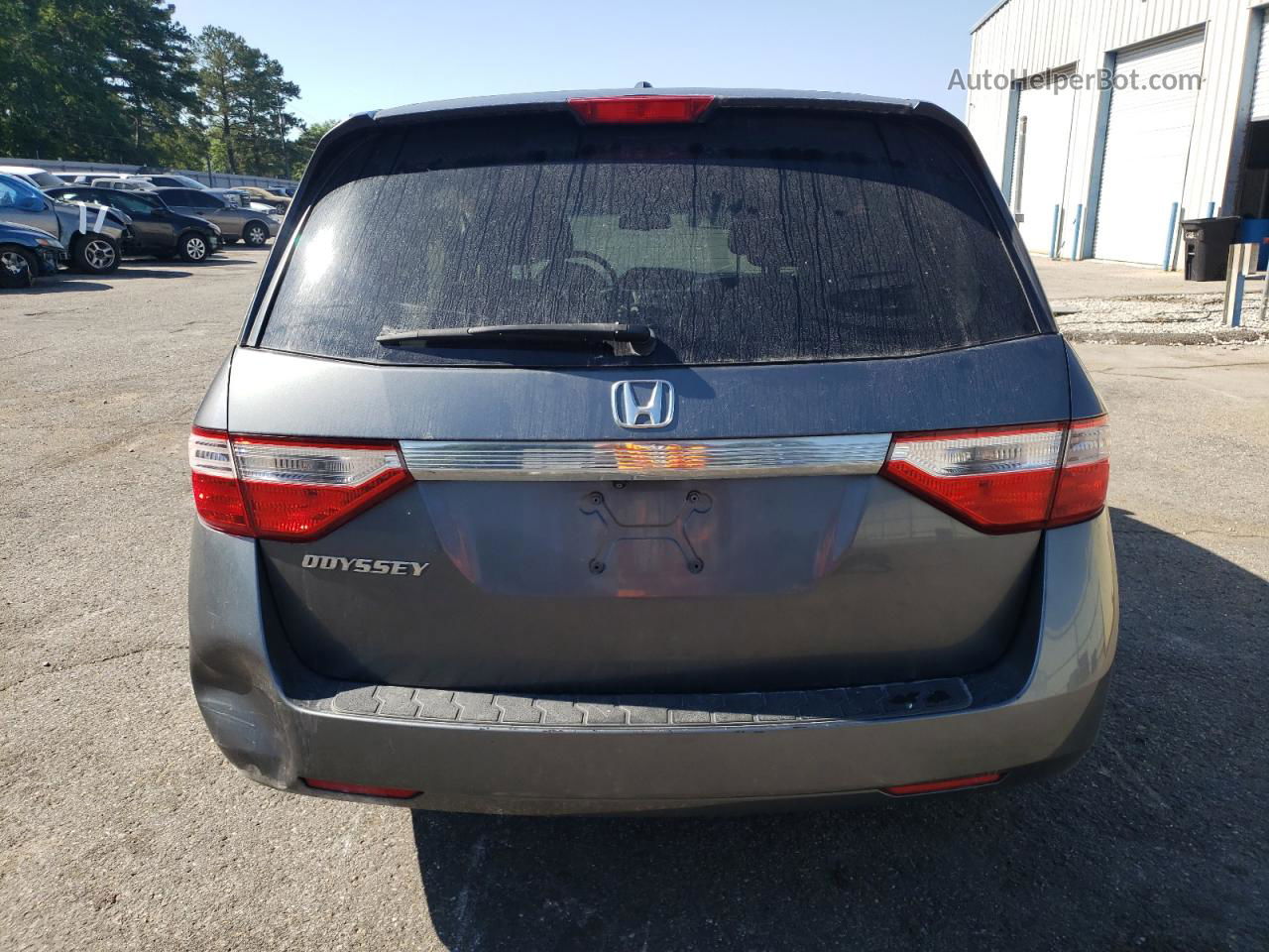 2013 Honda Odyssey Exl Gray vin: 5FNRL5H65DB012981