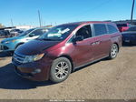 2013 Honda Odyssey Ex-l Maroon vin: 5FNRL5H65DB023897