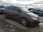 2013 Honda Odyssey Exl Бордовый vin: 5FNRL5H65DB030316