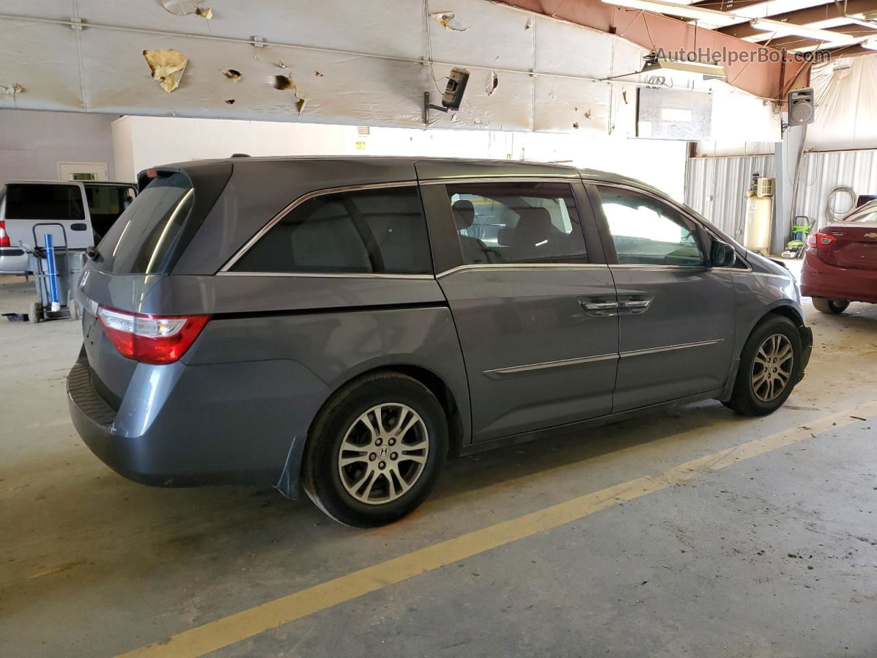 2013 Honda Odyssey Exl Серый vin: 5FNRL5H65DB034544