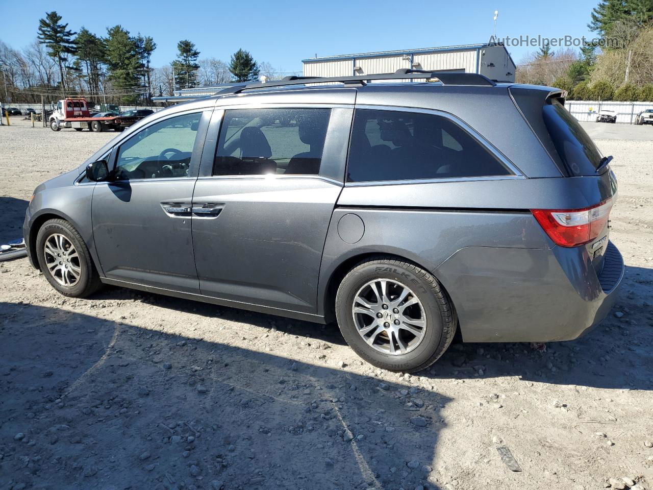 2013 Honda Odyssey Exl Gray vin: 5FNRL5H65DB046080