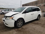 2013 Honda Odyssey Exl White vin: 5FNRL5H65DB048184