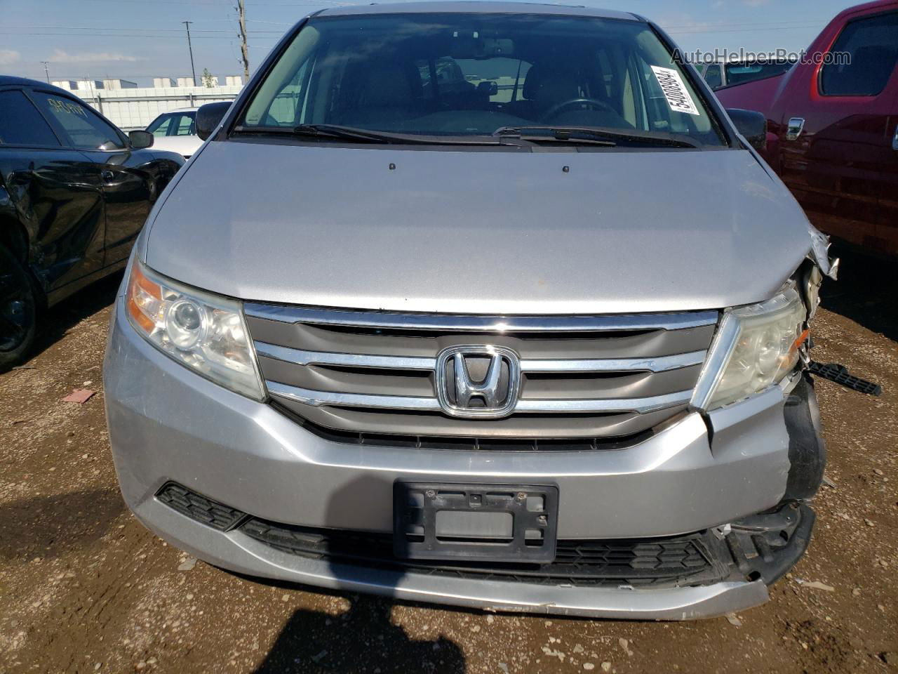 2013 Honda Odyssey Exl Silver vin: 5FNRL5H65DB049044