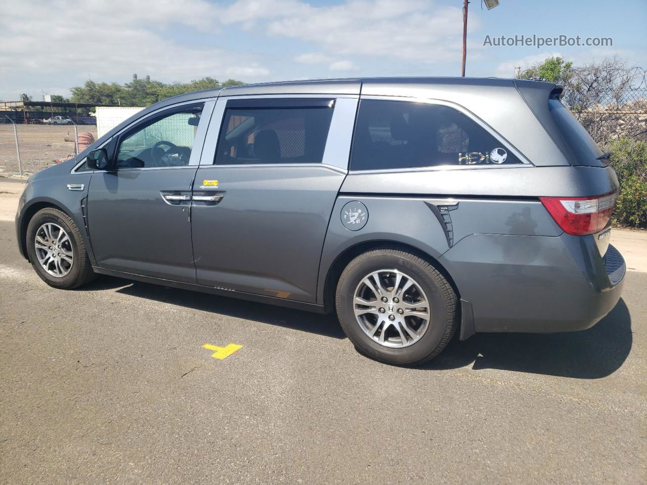 2013 Honda Odyssey Exl Charcoal vin: 5FNRL5H65DB050730