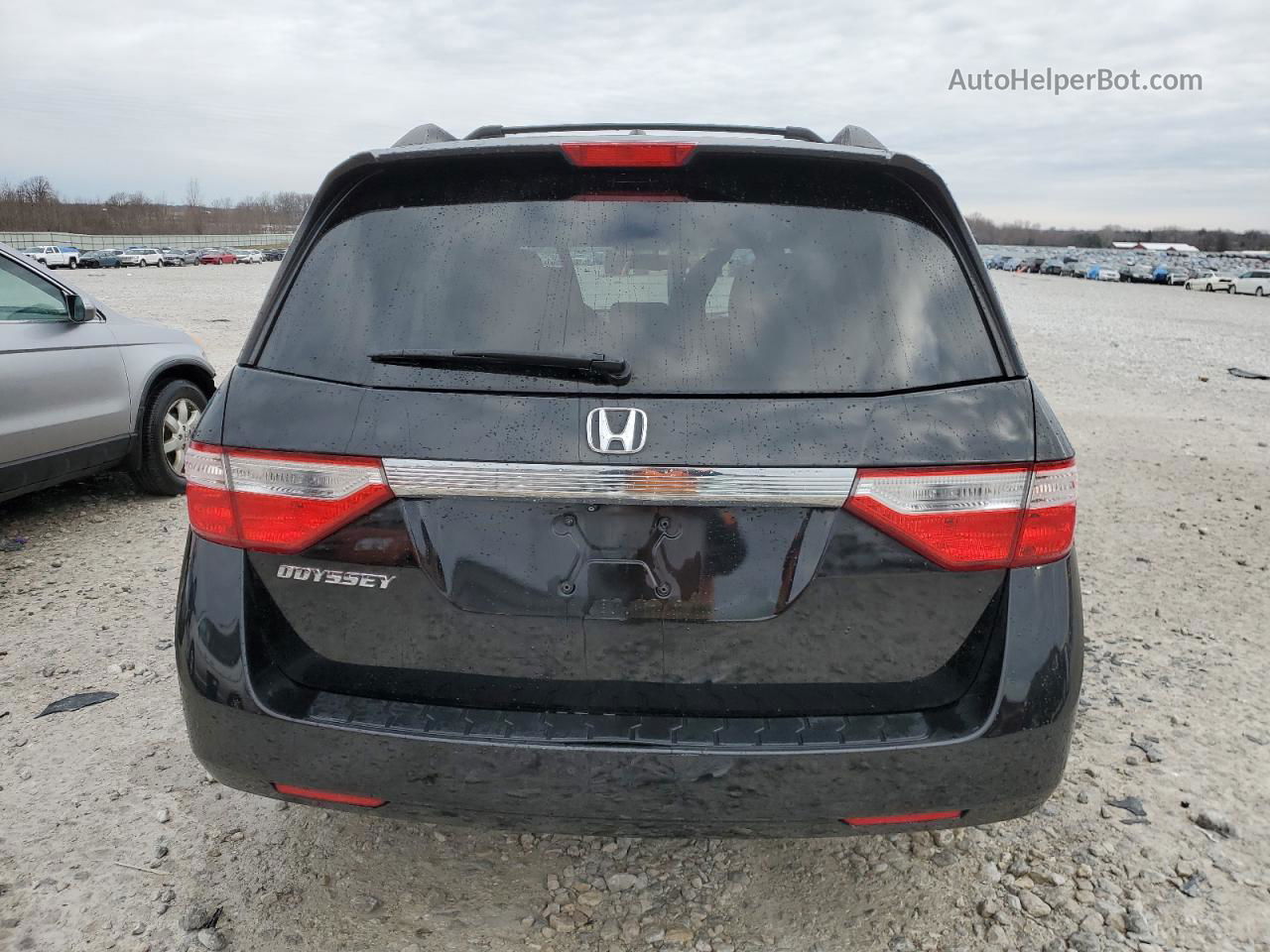 2013 Honda Odyssey Exl Black vin: 5FNRL5H65DB055314