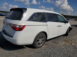 2013 Honda Odyssey Exl White vin: 5FNRL5H65DB058293