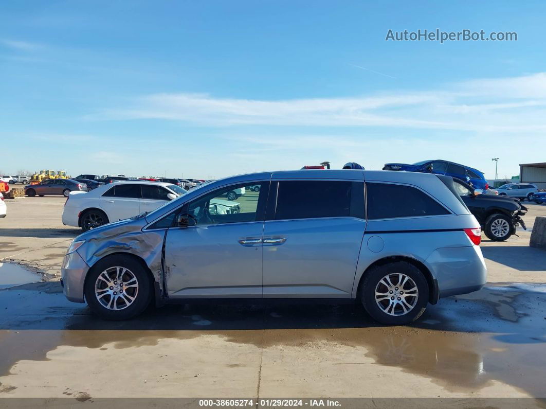 2013 Honda Odyssey Ex-l Blue vin: 5FNRL5H65DB076924