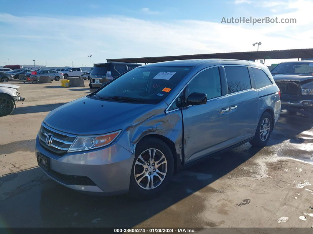 2013 Honda Odyssey Ex-l Blue vin: 5FNRL5H65DB076924