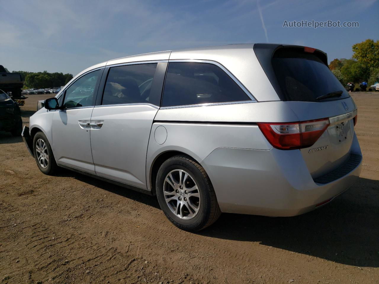 2013 Honda Odyssey Exl Серебряный vin: 5FNRL5H65DB078270