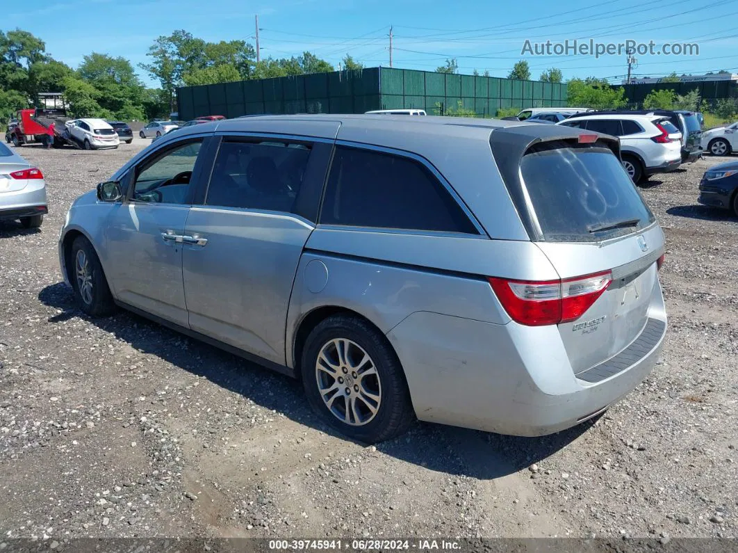 2013 Honda Odyssey Ex-l Gray vin: 5FNRL5H65DB085378