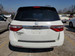 2013 Honda Odyssey Exl White vin: 5FNRL5H66DB002766