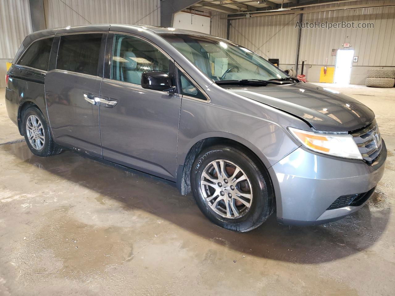 2013 Honda Odyssey Exl Gray vin: 5FNRL5H66DB004727