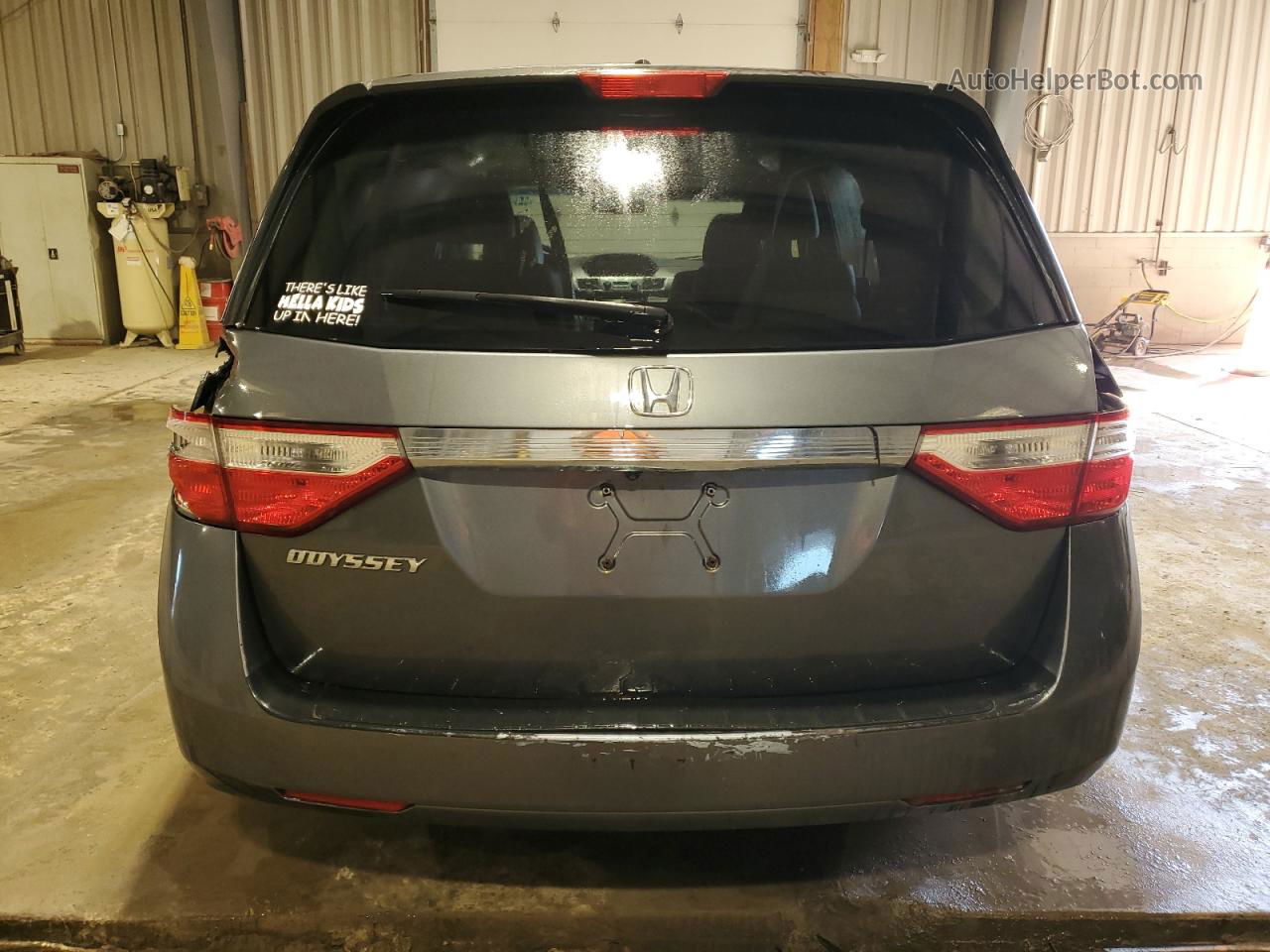 2013 Honda Odyssey Exl Gray vin: 5FNRL5H66DB004727