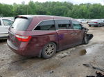 2013 Honda Odyssey Exl Maroon vin: 5FNRL5H66DB025187