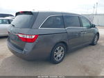 2013 Honda Odyssey Ex-l Gray vin: 5FNRL5H66DB033127