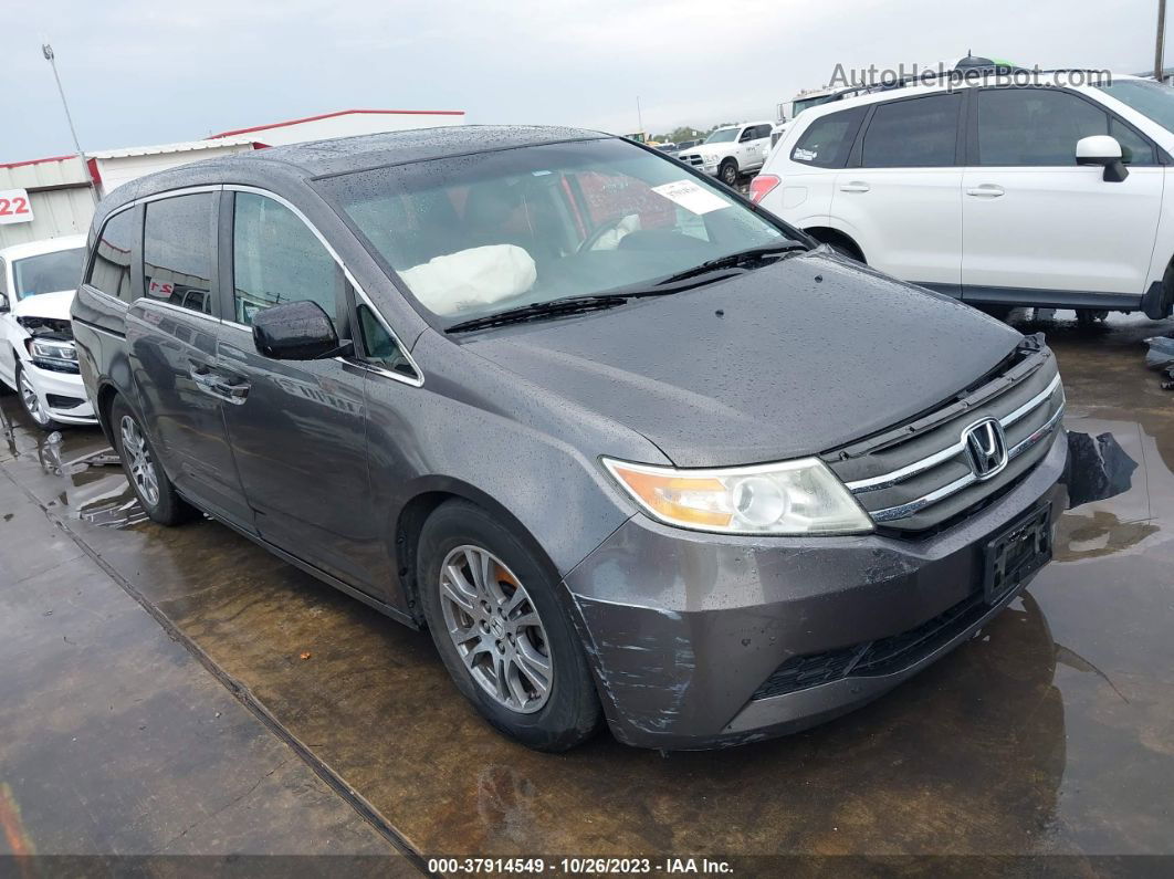 2013 Honda Odyssey Ex-l Pewter vin: 5FNRL5H66DB035637