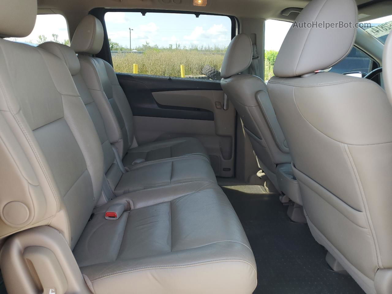 2013 Honda Odyssey Exl Белый vin: 5FNRL5H66DB039834